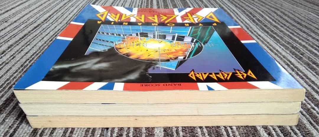 楽譜 デフ・レパード DEF LEPPARD バンドスコア 3冊セット TAB譜