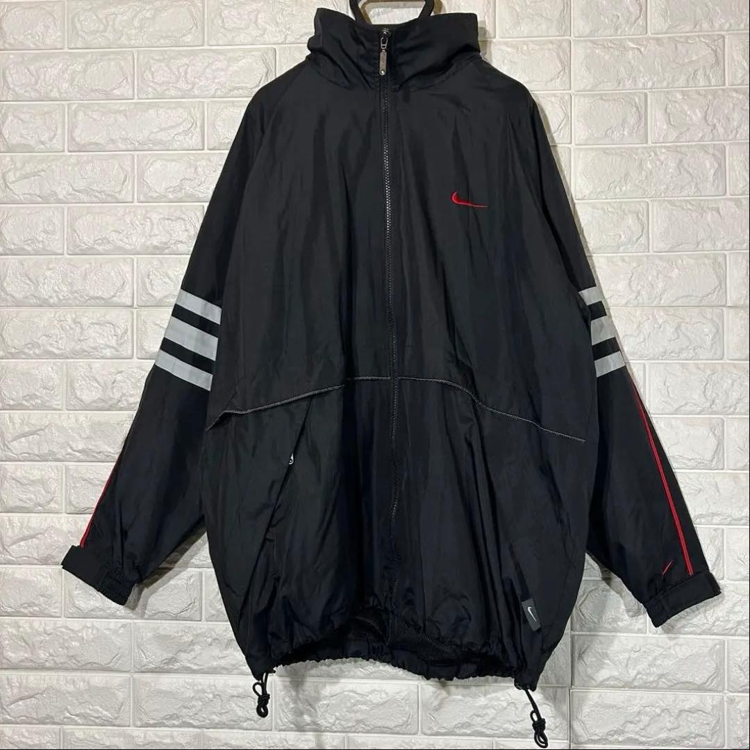 90s NIKE ナイキ ナイロン ジャケット パンツ 上下 セットアップ L