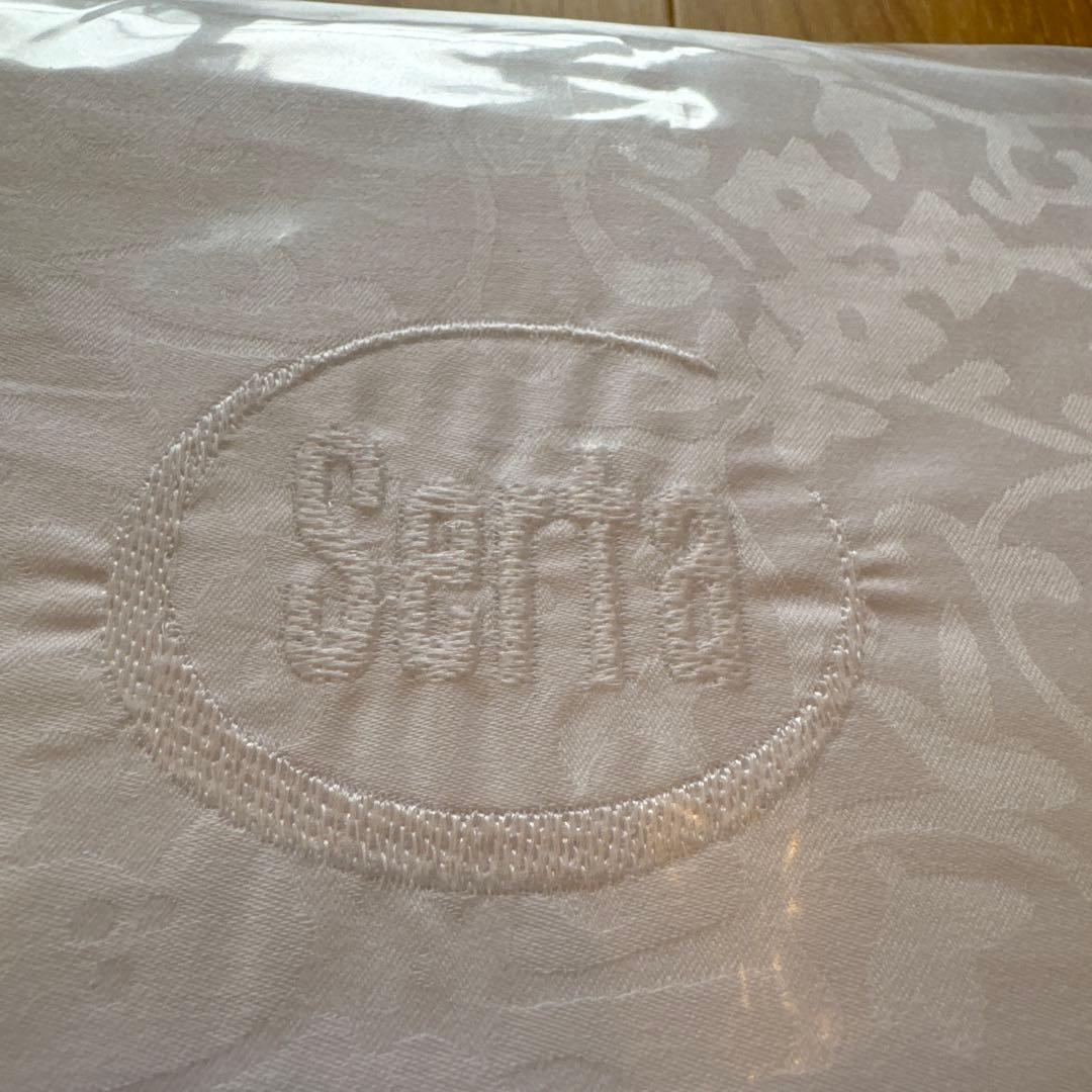 serta カンパーナ　ホワイト　ダブル　掛け布団シーツ