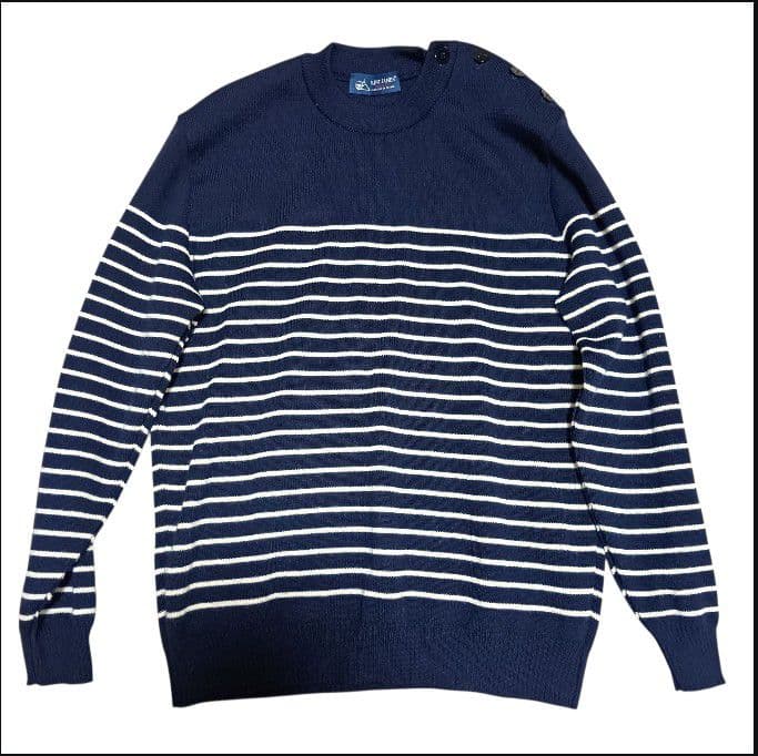 セントジェームス Lサイズ マリンセーター 肩ボタンフランス製