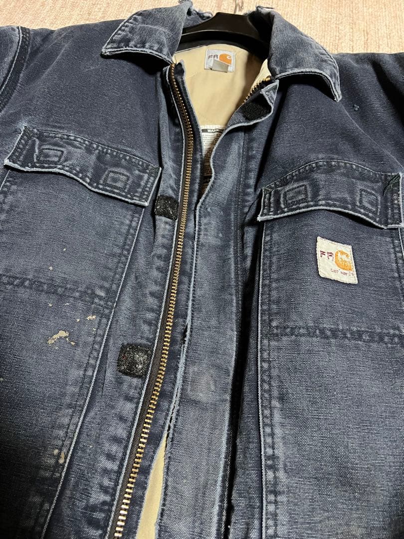 【最高襤褸】Carhartt FR ダックトラディショナル　ナス紺　M