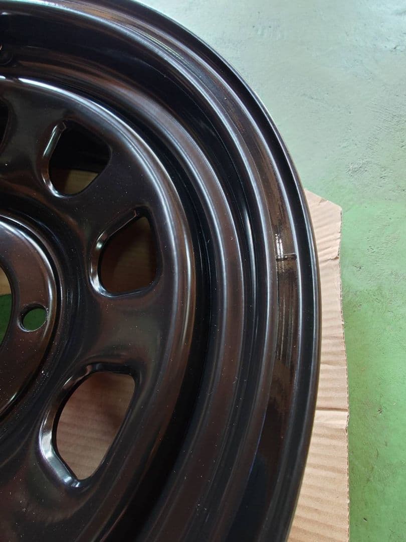 美品　②ジムニーシエラJB74黒 16 デイトナスチールホイール 2/2