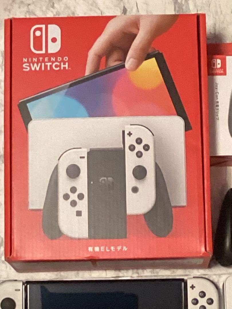 Nintendo Switch 有機elモデル Joy-Con充電グリップ付き