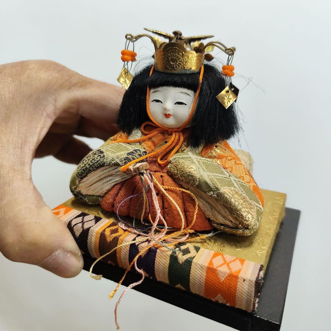 アンティーク 小さな雛人形 セット