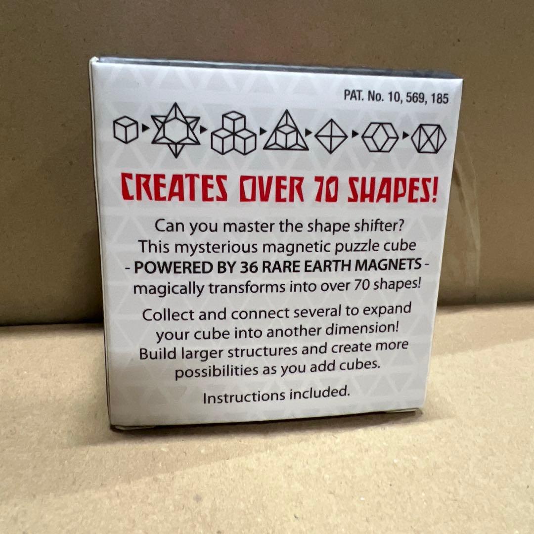 Shashibo 変形パズルキューブ マグネット立方体受賞歴あり＊3個