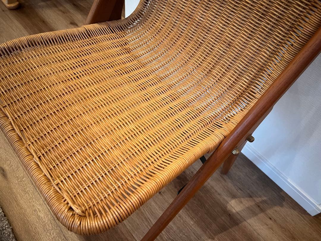 【美品】KIBIROI キビロイ ラタンチェア ダイニングチェア　1脚