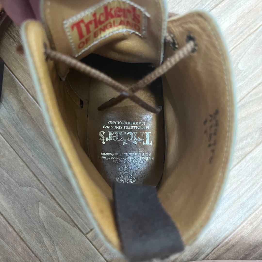 希少　Trickers カントリーブーツ　キャメル　メダリオン　モールトン