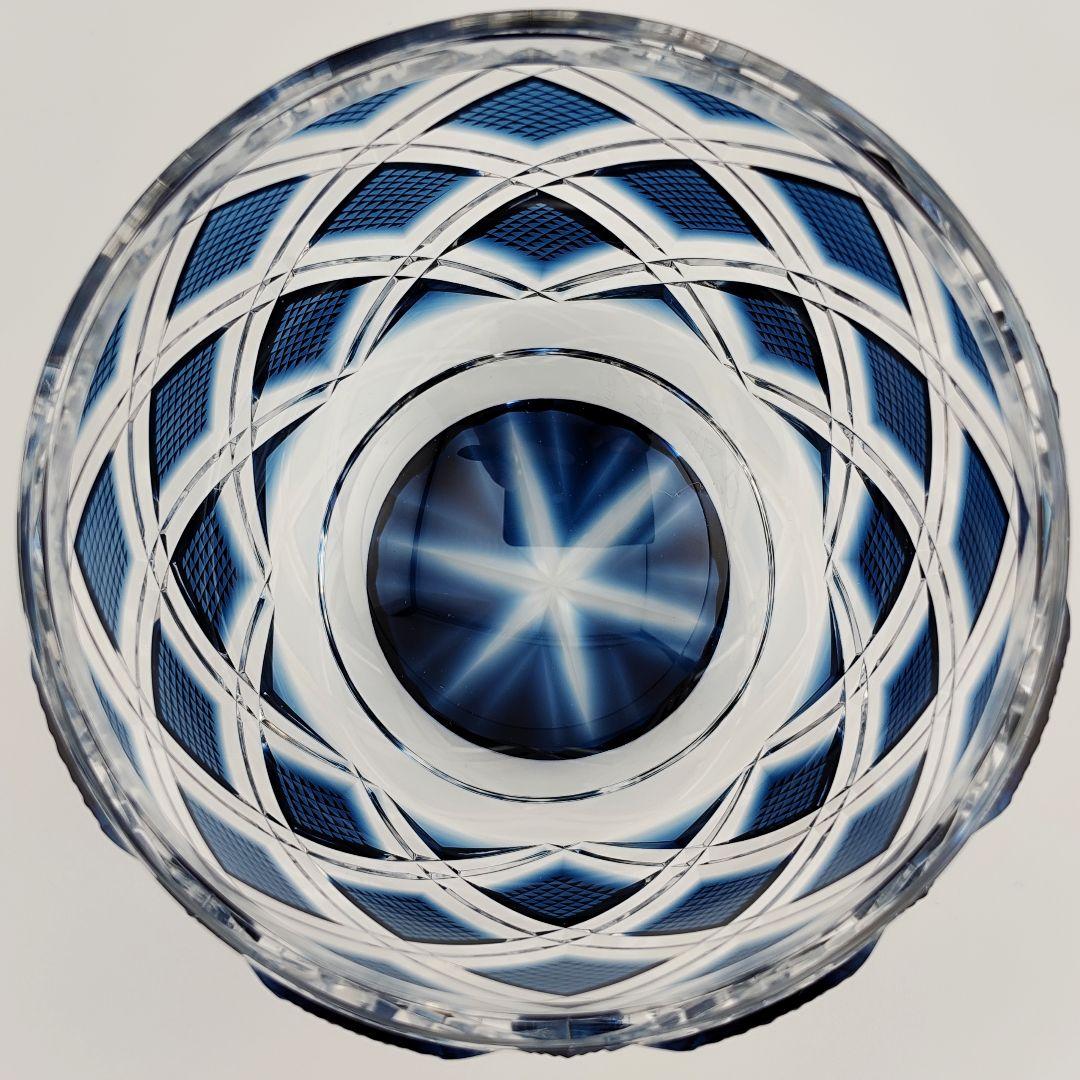 超希少品☆復刻 薩摩切子 碗 松浦正行 美品 完品（切子、江戸切子、薩摩切子）