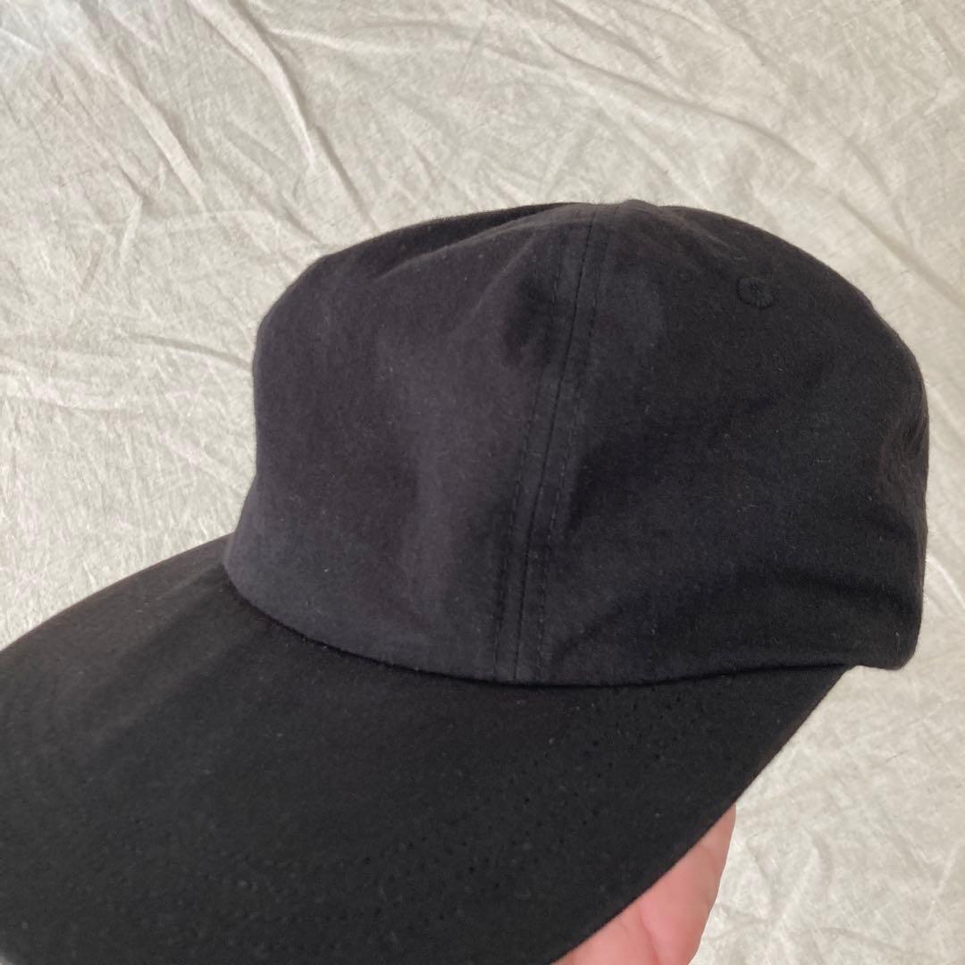 LOOP NOROLL LANS ロングビル キャップ 黒 ブラック