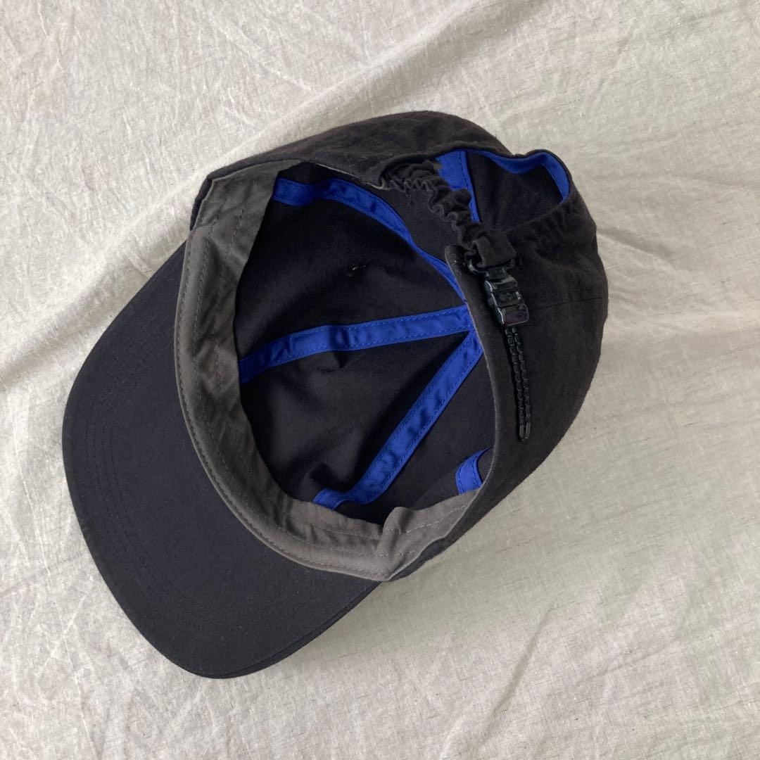 LOOP NOROLL LANS ロングビル キャップ 黒 ブラック