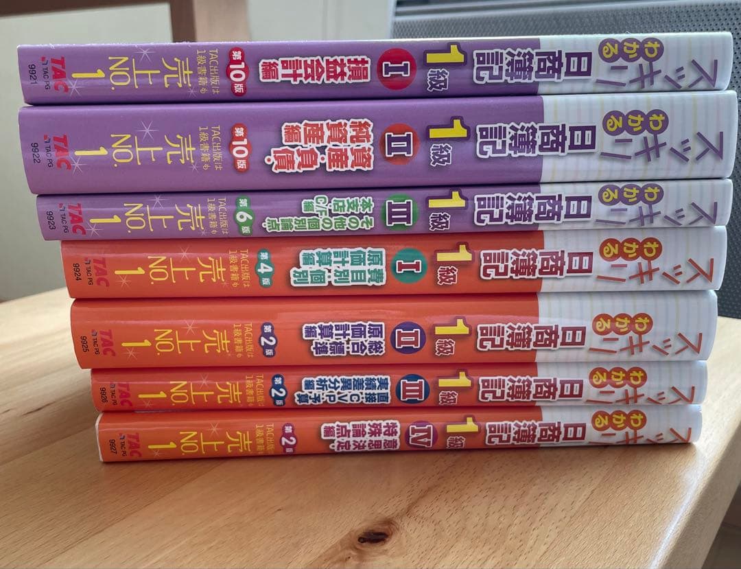 スッキリわかる 日商簿記 1級 7冊セット　新品未使用品