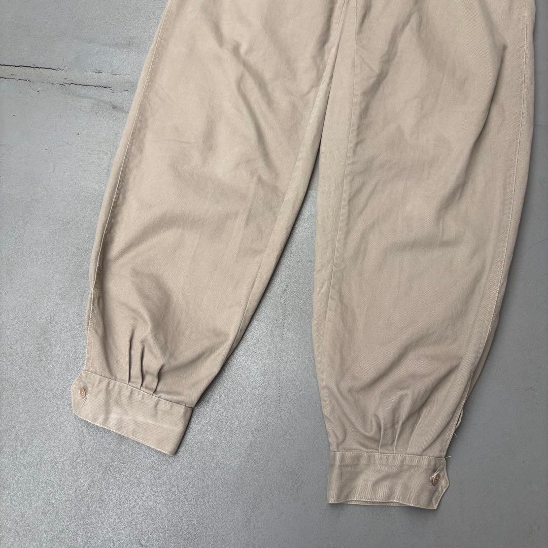 60s vintage ボタンフライ　ジョッパーズパンツ　チノパン　ハンティング