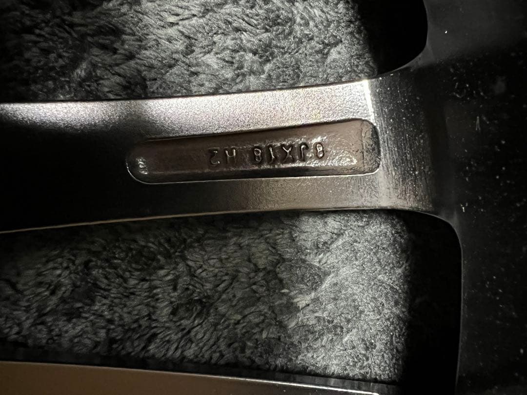 引取限定ベンツA35にて使用 BREMEN FF 18インチホイール 美中古4本