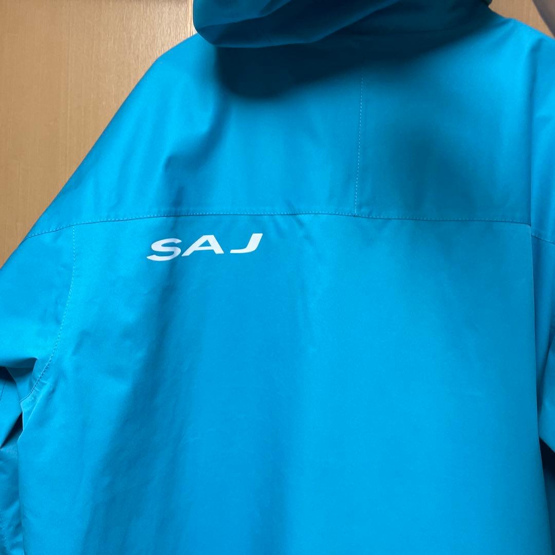 Mizuno フード付き水色ウェア SAJロゴ　非売品
