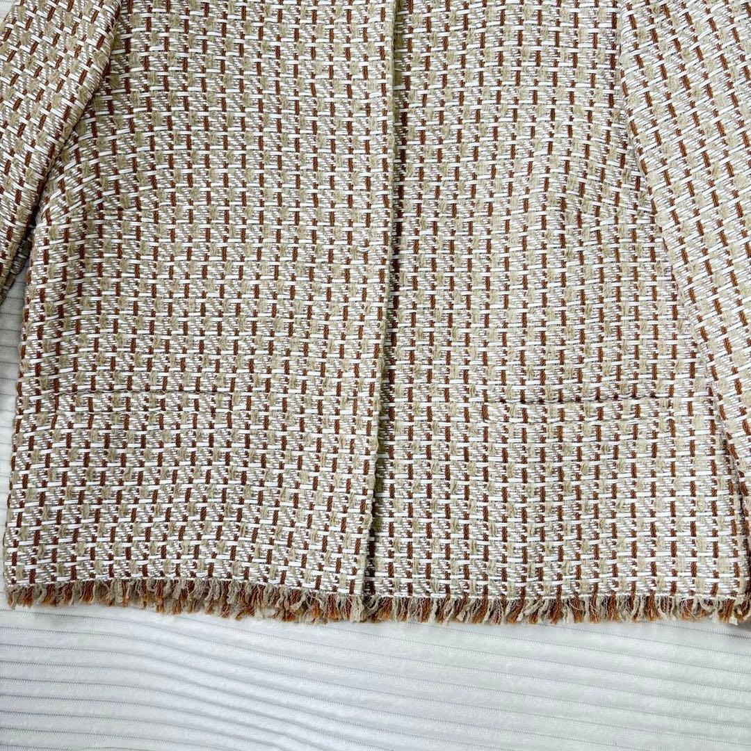 MaxMara ノーカラージャケット ツイード 入学式 卒業式 謝恩会