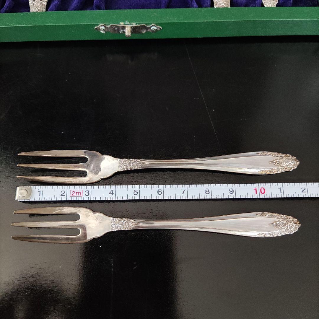 徳力　銀器　銀製　フォーク カトラリー　アンティーク雑貨　✨️限定価格✨️