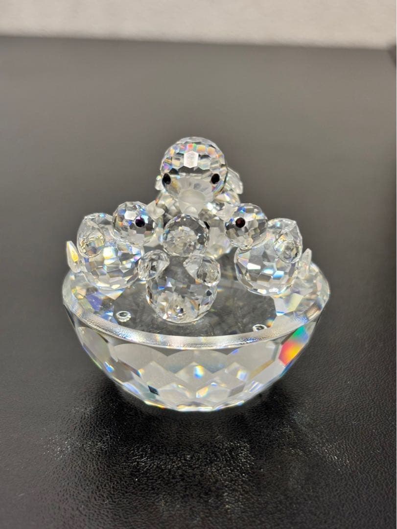 スワロフスキー Swarovski クリスタルひよこ置物