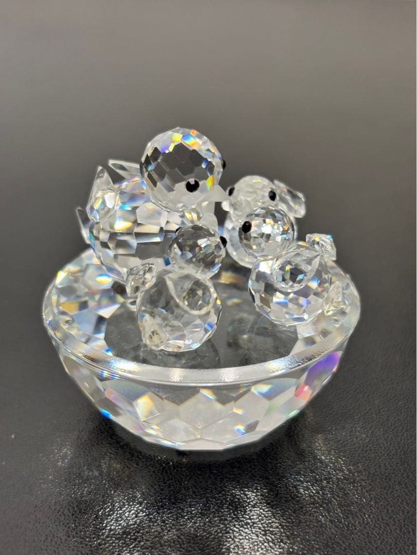 スワロフスキー Swarovski クリスタルひよこ置物