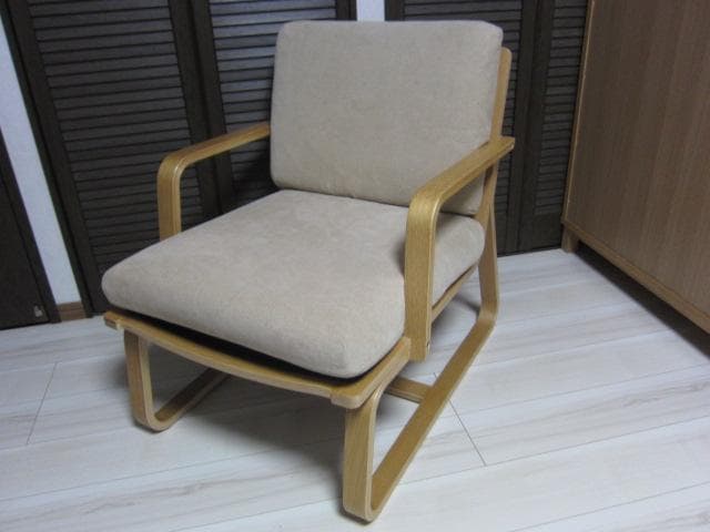 MUJI /無印良品　リビングでもダイニングでもつかえるソファチェア①