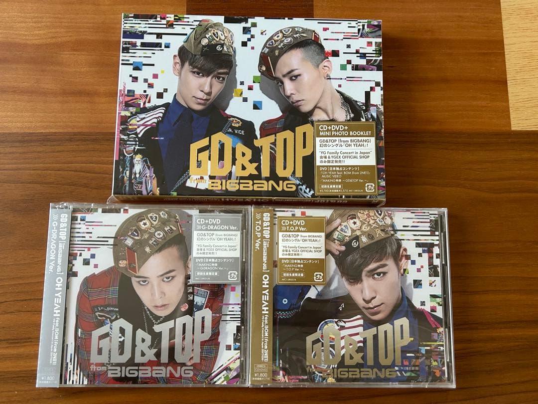 BIGBANG G-DRAGON TOP GD&TOP 5枚セット