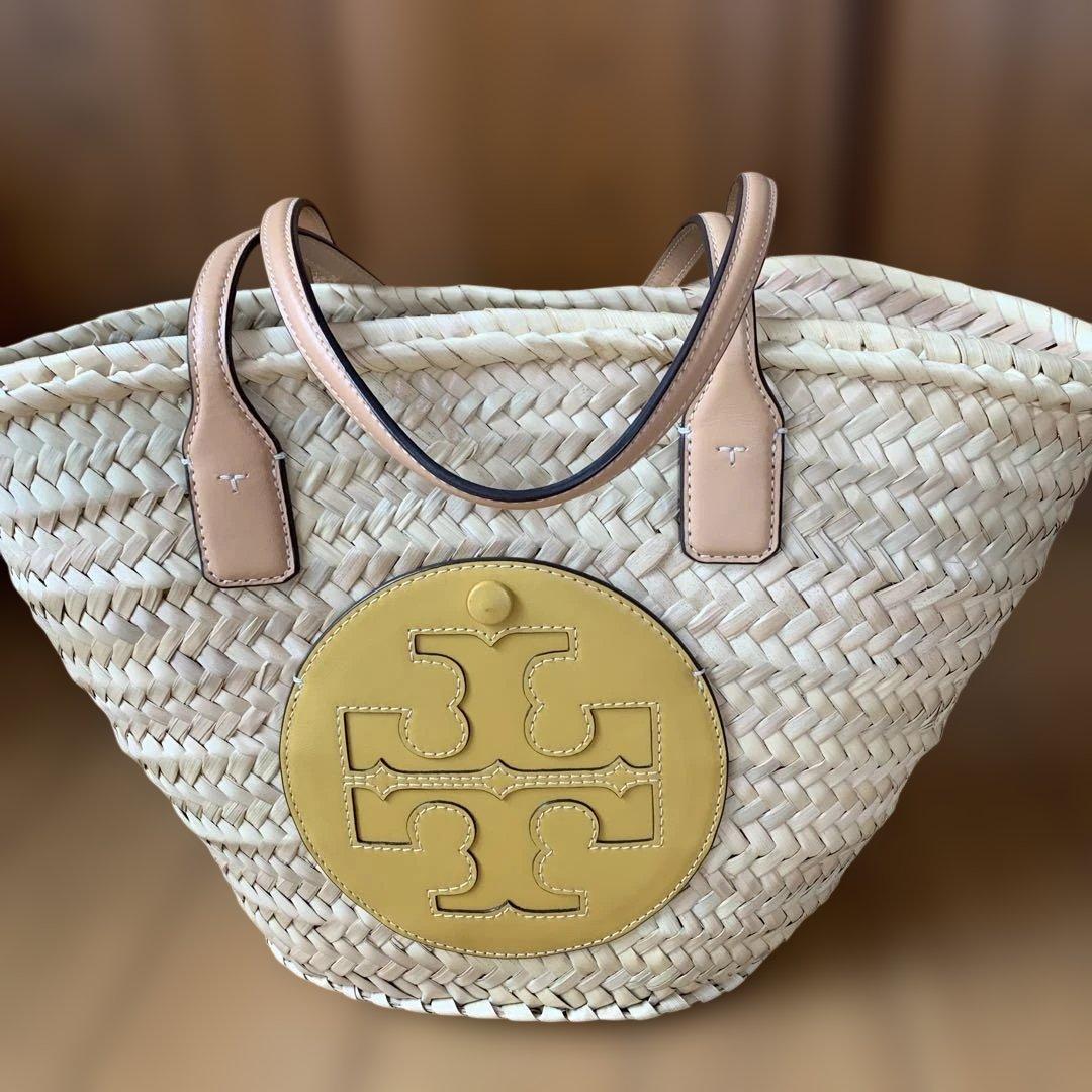 Tory Burch Ellaかごバッグ イエロー