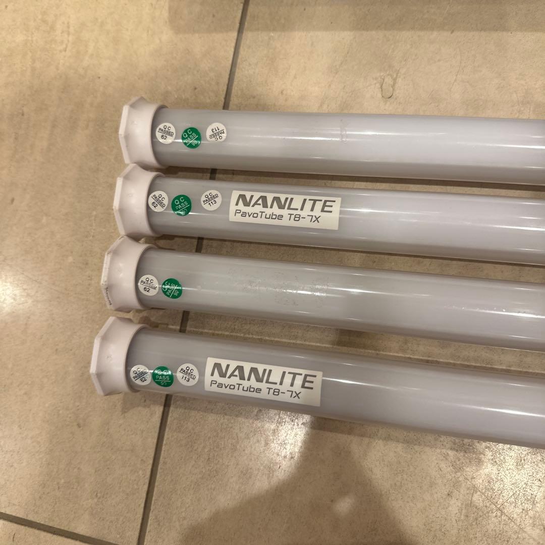 NANLITE PavoTube T8-7X 4本セット　バラ不可