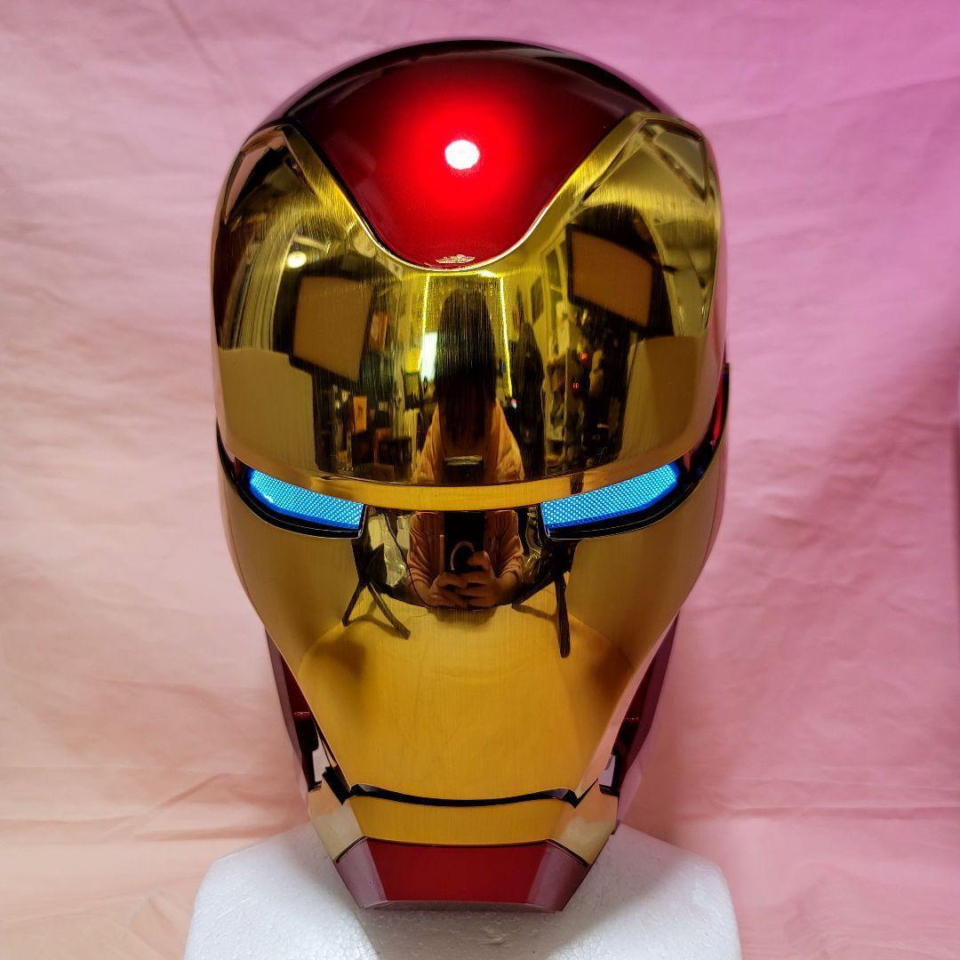 【アイアンマン】最新モデル 音声自動開閉マスク LED マーク50 ヘルメット
