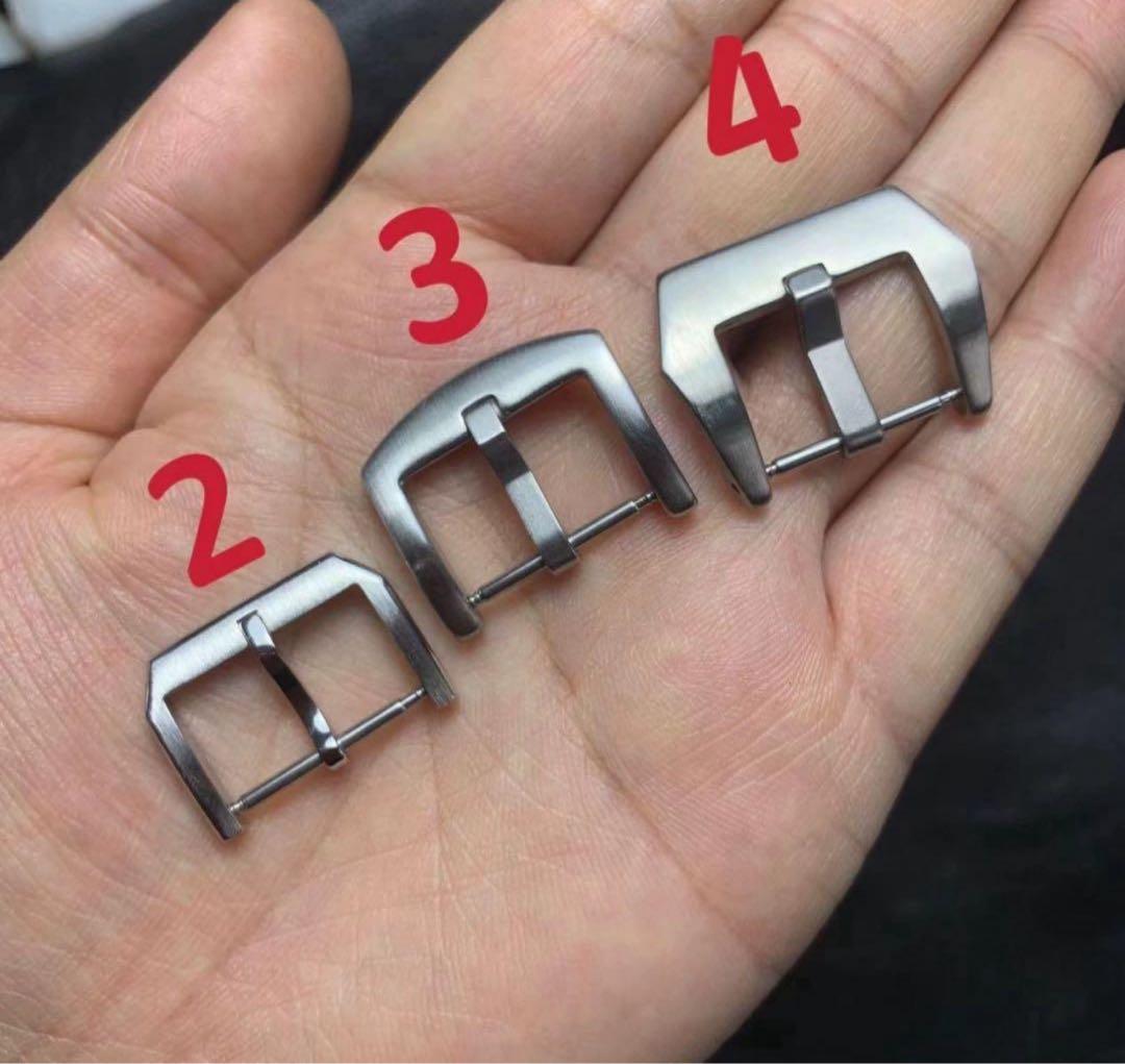 ハンドメイド パネライ など用 時計ベルト カーフレザー 26mm 尾錠付