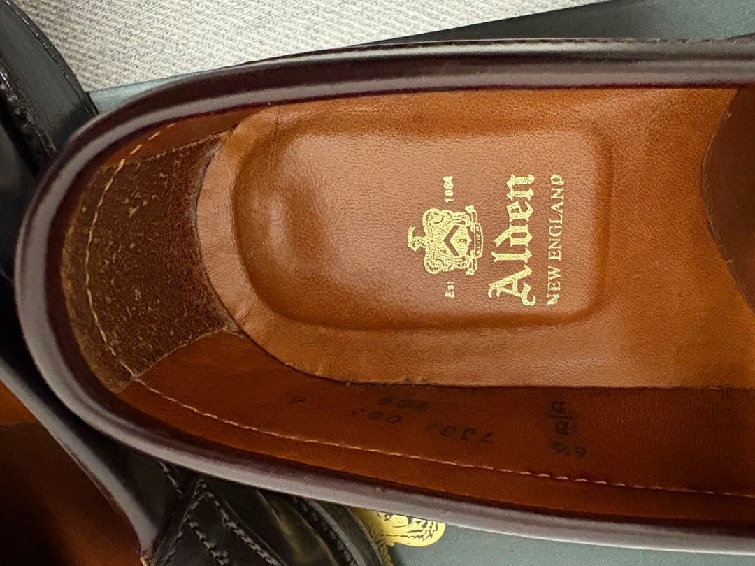 オールデン　986 ペニーローファー 6 1/2