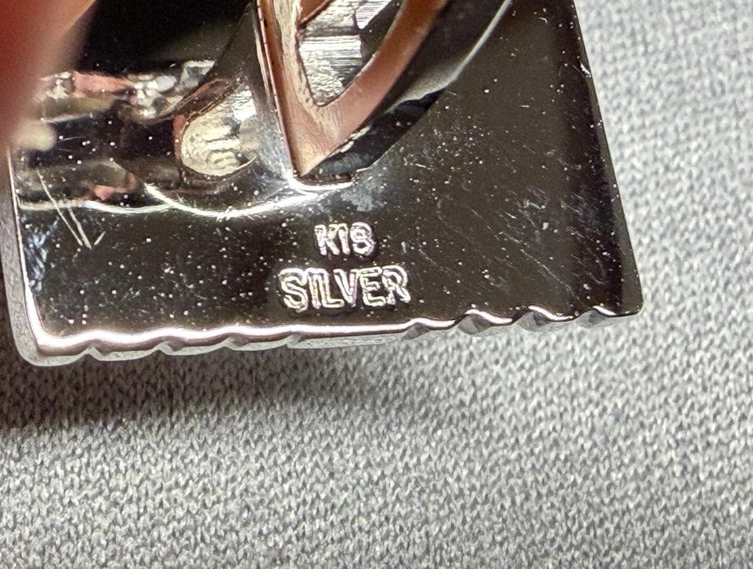 RyuichiSILVER / K18刻印ありパール ネクタイピン＆カフス