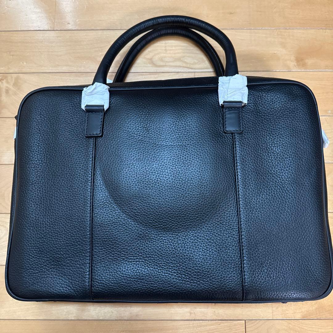 Barbour ビジネスバッグ レザー 本革 黒