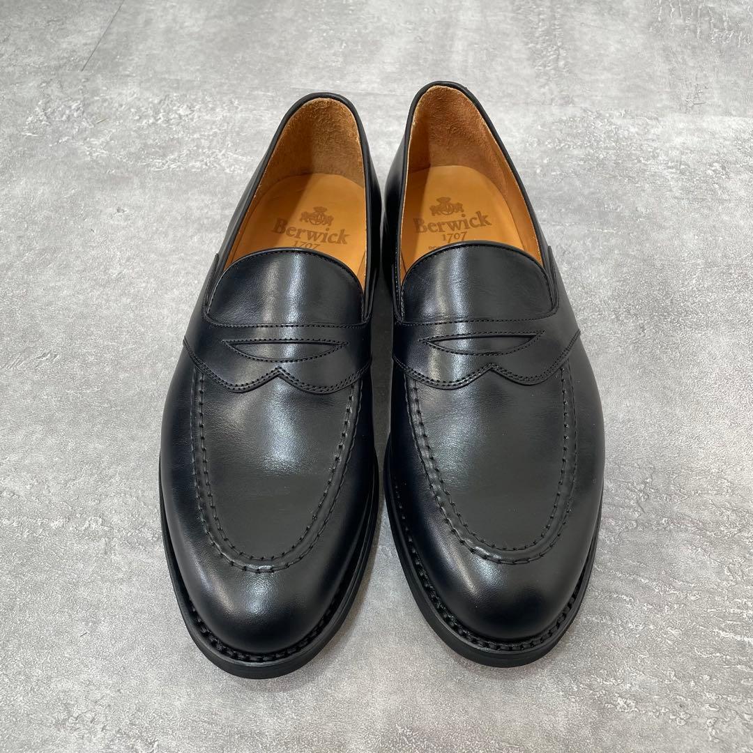 バーウィックローファー26.5cmUK7Berwick 4407BCVIBK