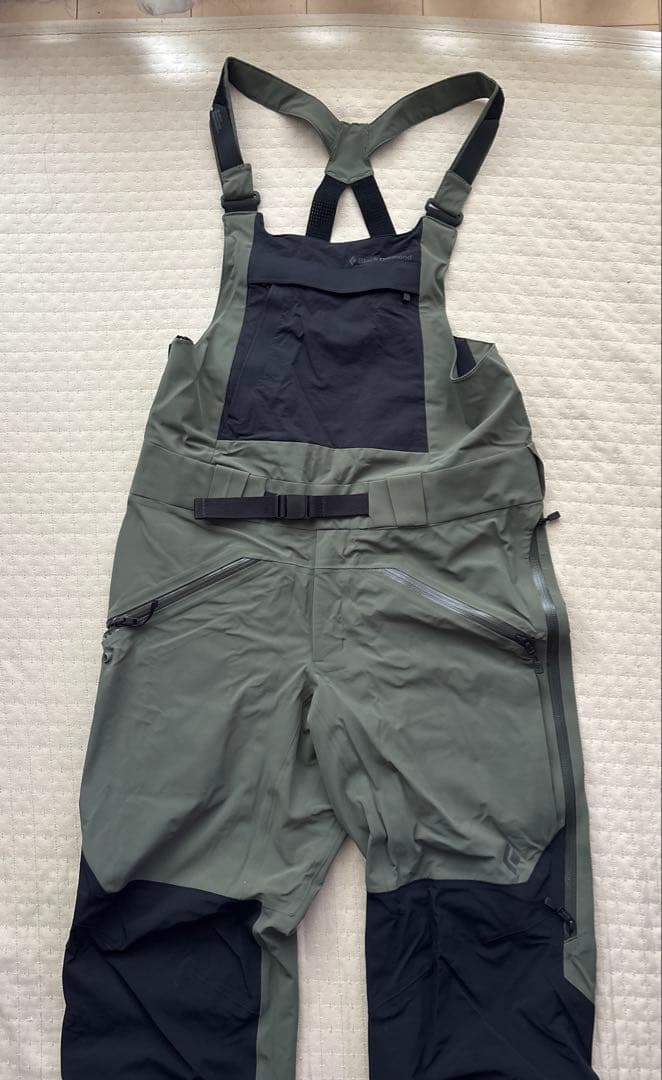 ブラックダイアモンド メンズ リーコンストレッチビブ　Mサイズ