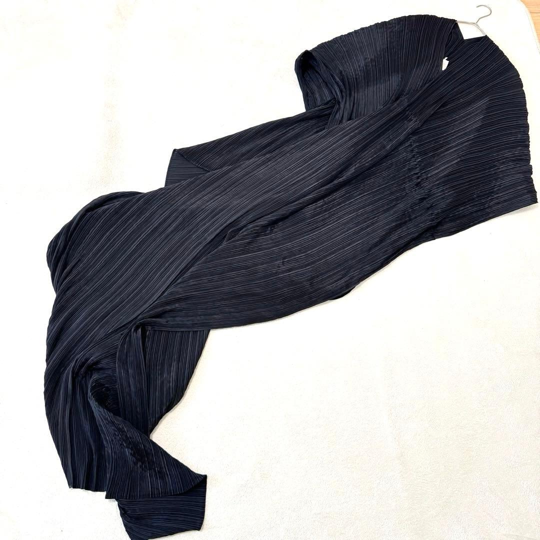 極美品✨PLEATS PLEASE ポンチョ　変形　ブラック　プリーツ