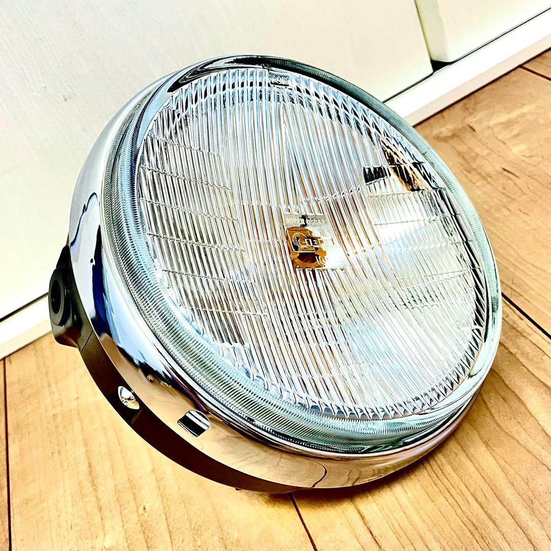 当時物 シビエ 凹み ヘッドライト CIBIE スーパーオスカー マーシャル