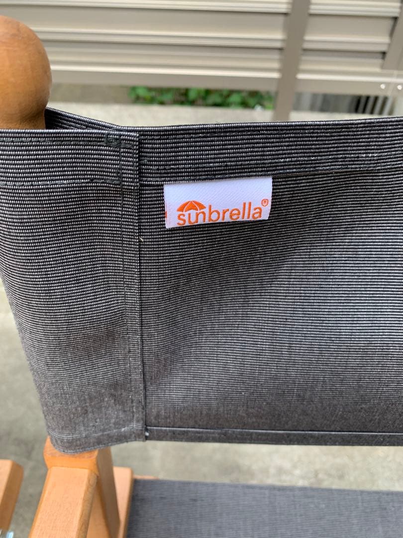 【良品•美品】sunbrella ディレクターズチェア 2脚セット