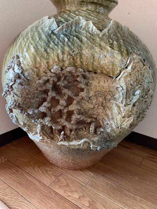 信楽焼？特大壺