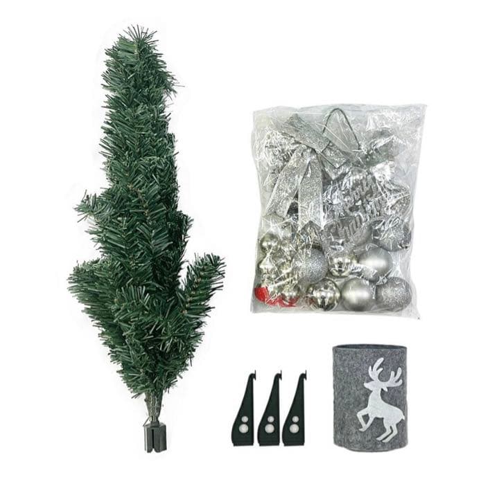 クリスマスツリー ブルー シルバー オーナメント ツリー 60cm 誕生日 飾り