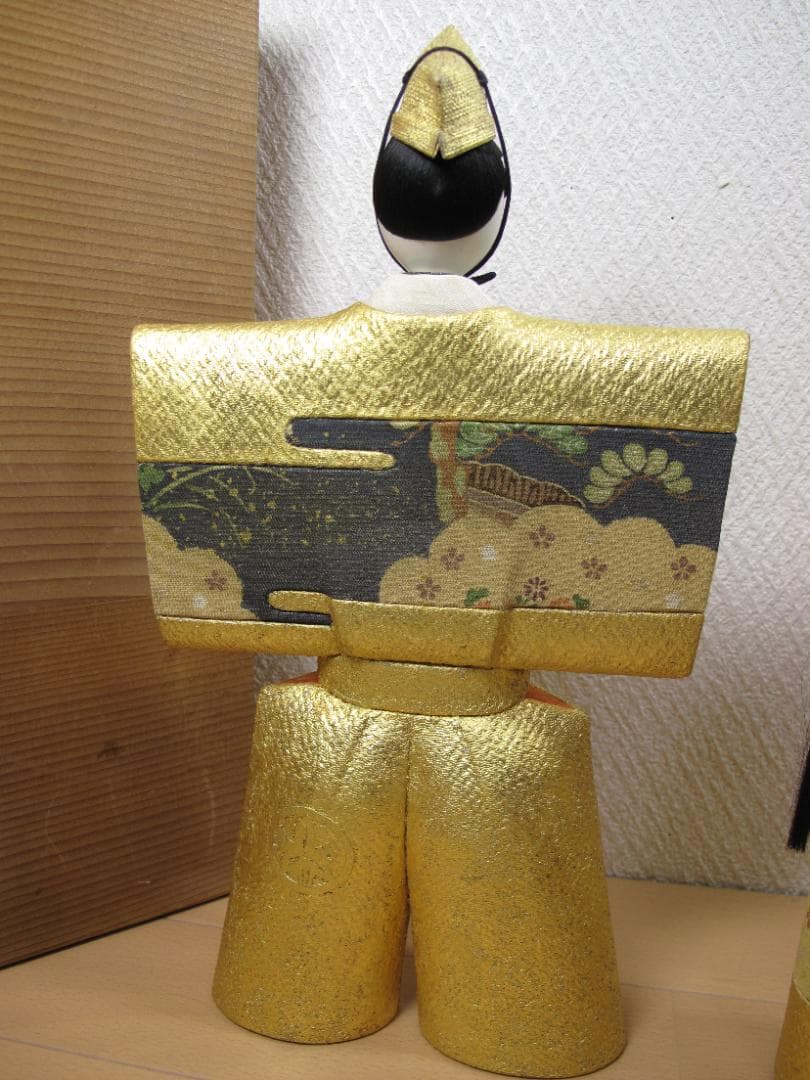 真多呂雛人形　立ち雛　真多呂　木目込み人形　昭和58年真弓作