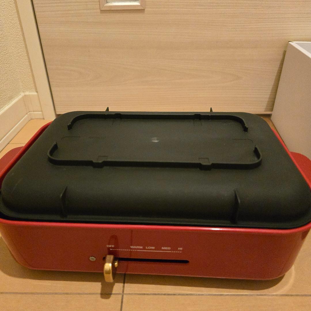 本日限定値下げBRUNO ホットプレート レッド