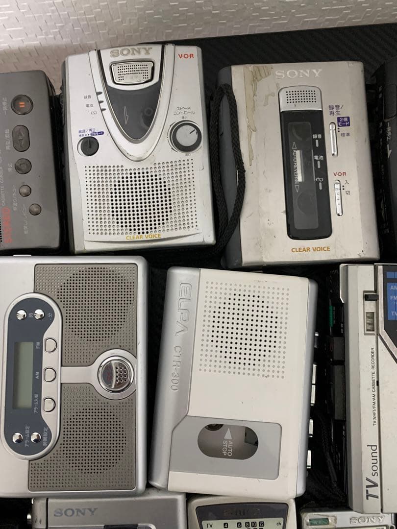 SONY.PANASONIC.ポータブルプレーヤー.カセット.ラジオ.まとめ売り
