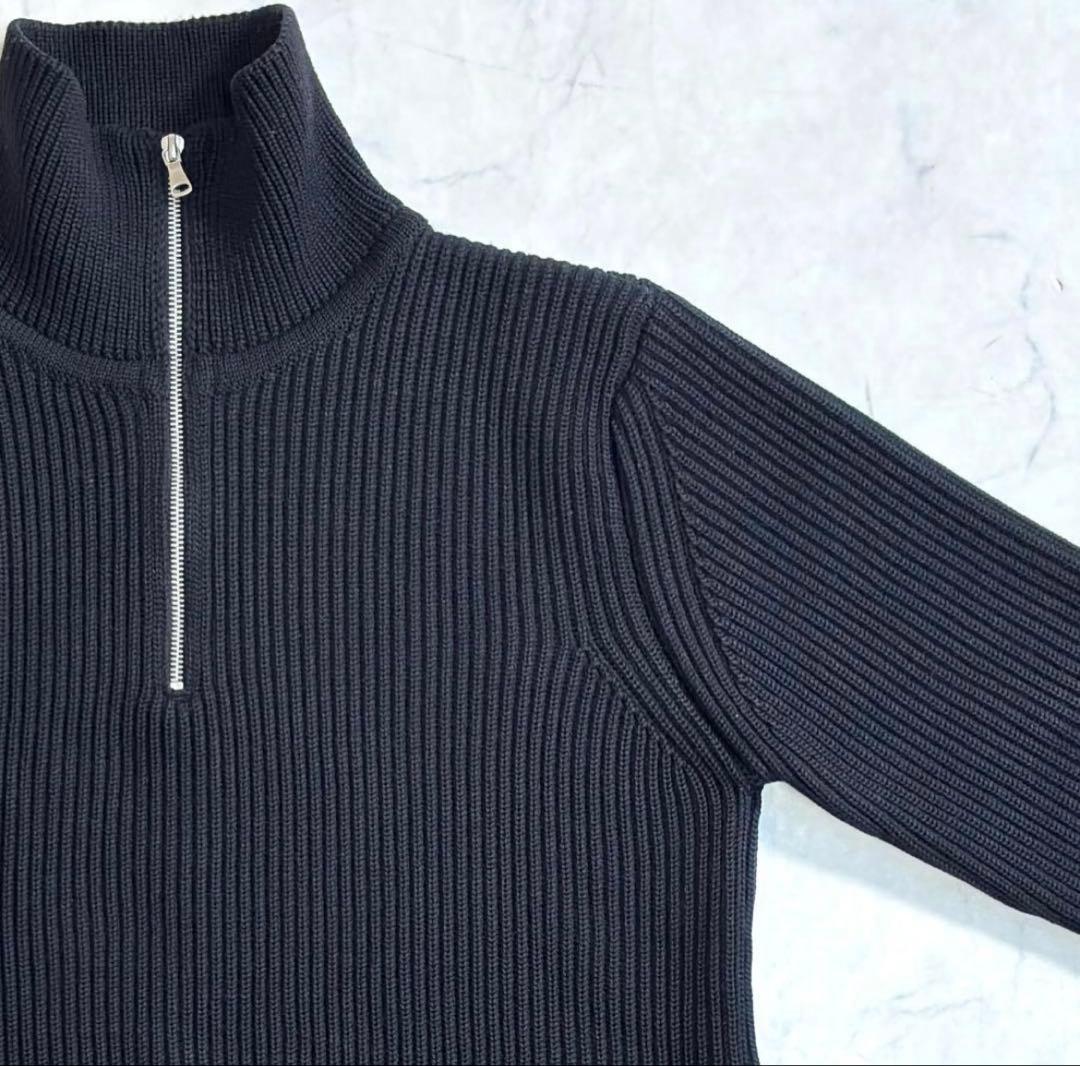 アンデルセンアンデルセン ハーフジップドライバーズニット