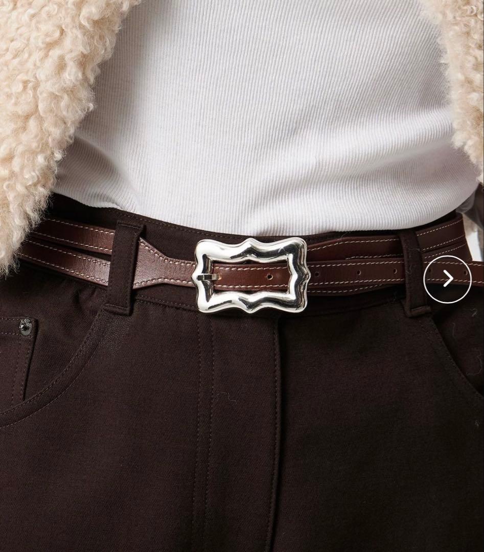 専用　A.VAGATION RIBBON HOLESベルト　ブラウン