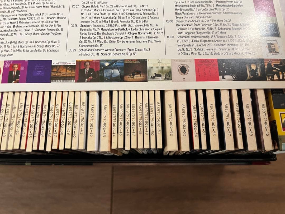Vladimir Horowitz 完全オリジナルジャケットコレクション