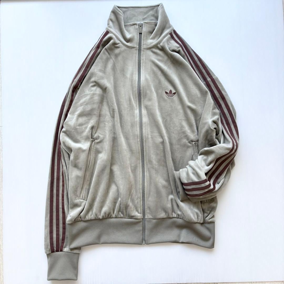 2XL adidas × ジャーナルスタンダード ベロア トラックトップ