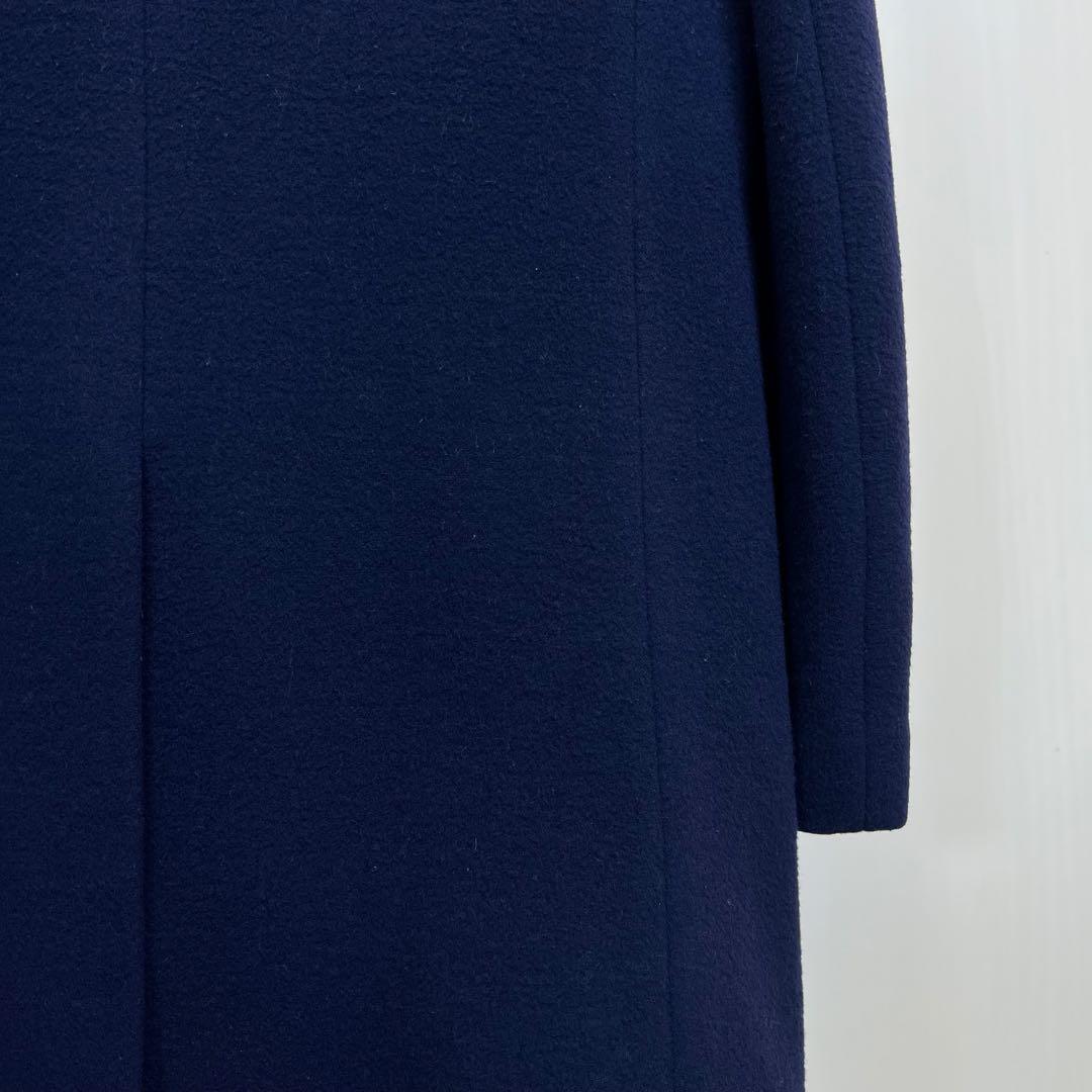 JEAN COLONNA ロングコート ネイビー 44 イタリア製