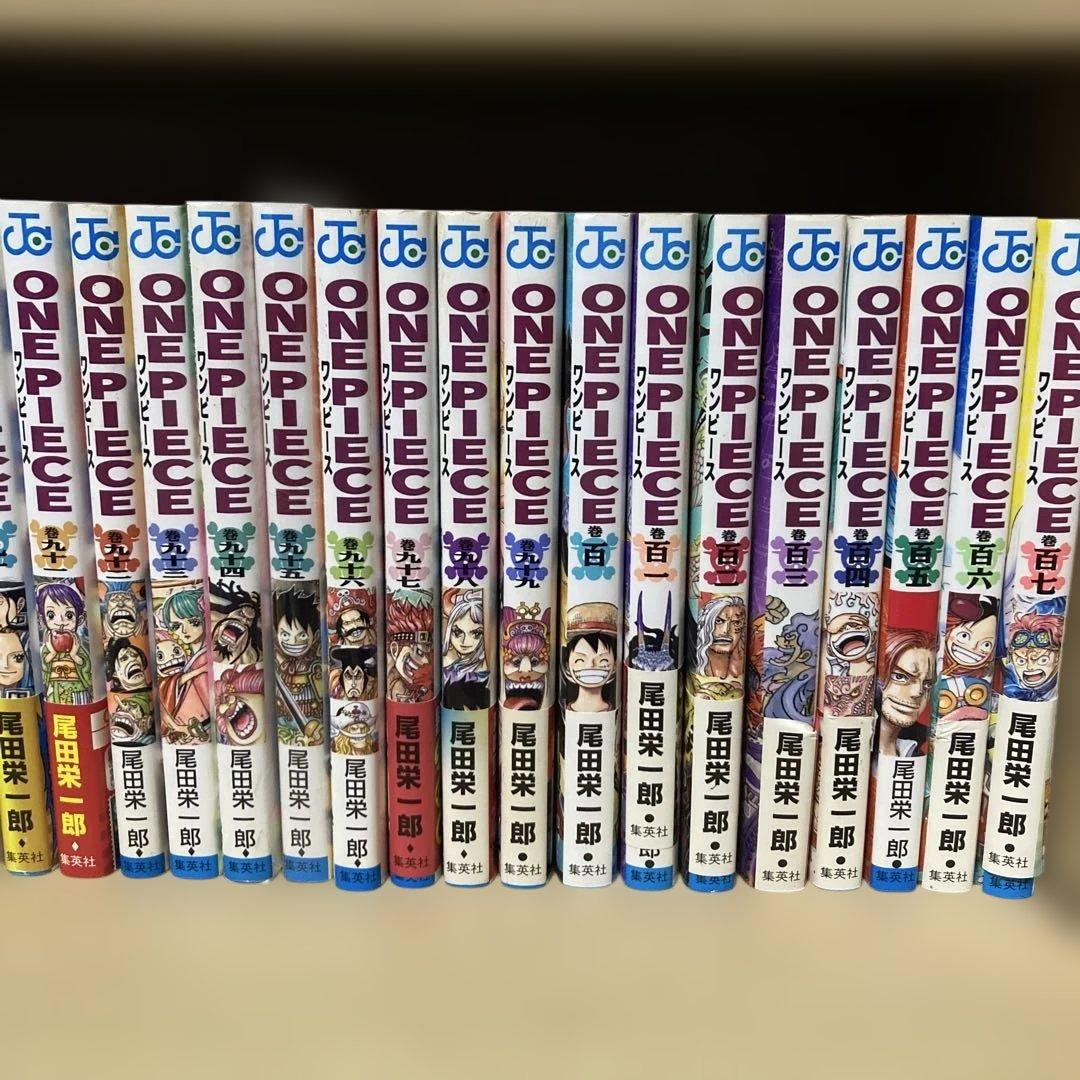 おまけDVD付き❗️送料無料❗️ワンピース1〜107巻 ほぼ全巻セット 尾田栄一郎