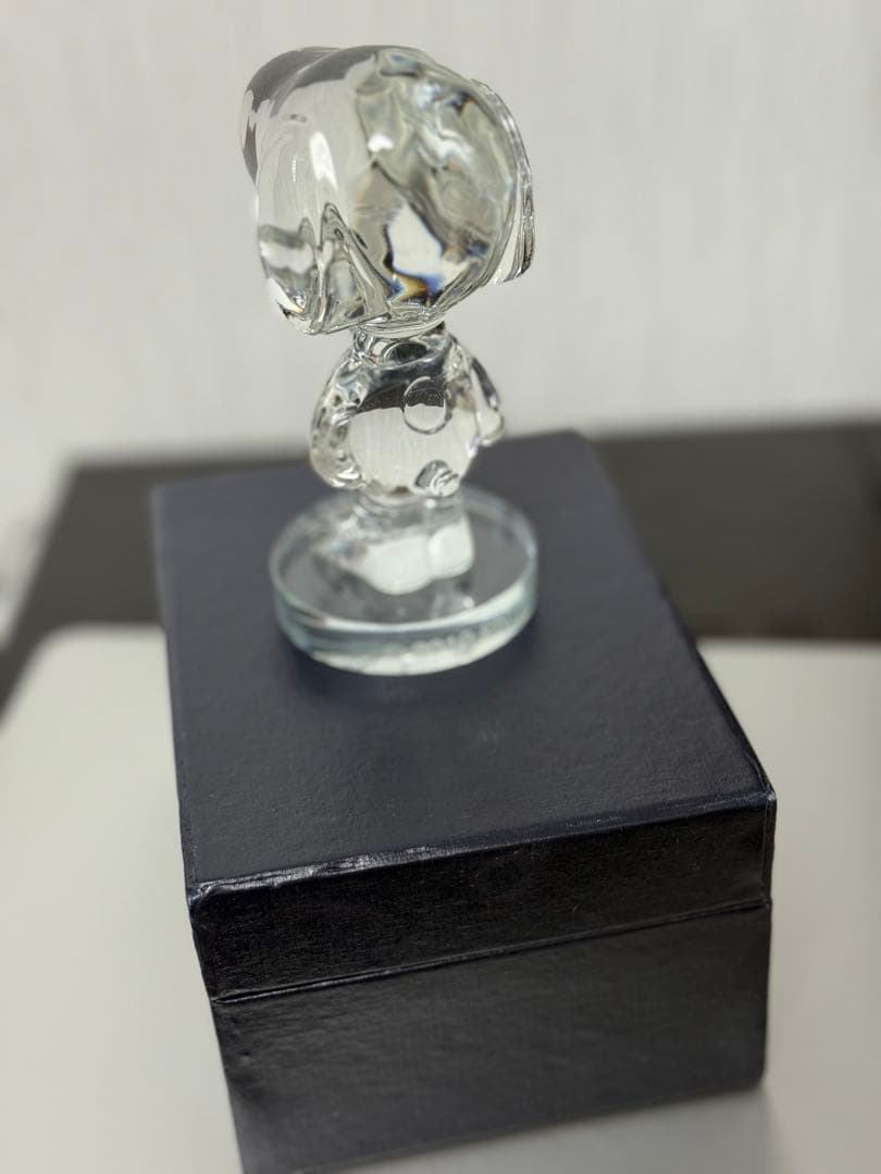 スヌーピー クリスタル 置物 非売品