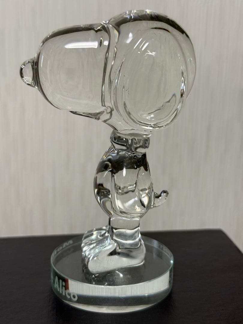 スヌーピー クリスタル 置物 非売品