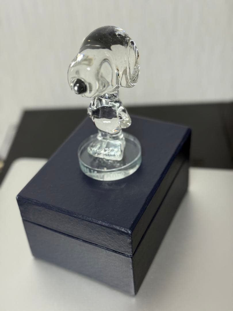 スヌーピー クリスタル 置物 非売品